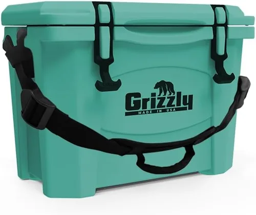 Miniatura 2 de Grizzly - Enfriador de 15 cuartos de galón Baúl de hielo duradero con aislamiento rotomoldeado Fabricado en Estados Unidos Garantía de por