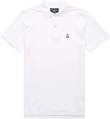 Miniatura 3 de Psycho Bunny Polo de piqué de manga corta para hombre Negro