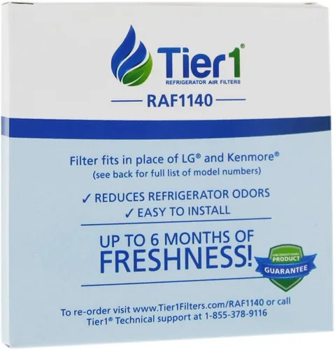 Miniatura 2 de Tier1 Filtro de aire para refrigerador LT120F Reemplazo para LG LT120F, ADQ73214402, ADQ73214404, ADQ73214403, ADQ73334008, Kenmore Elite 46-9918