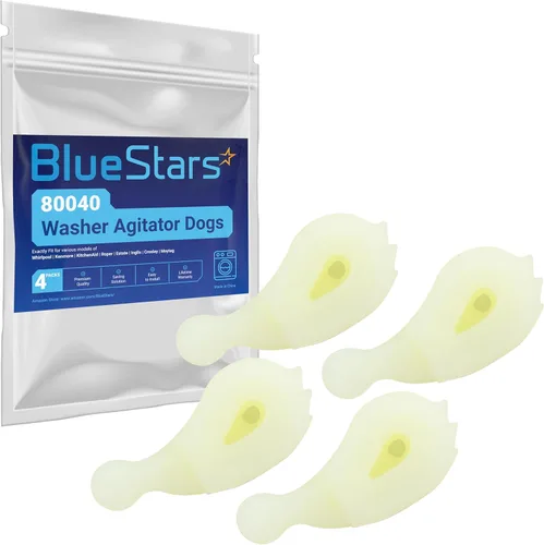 BlueStars 4 paquetes de 80040 Agitadores de lavadora - Carga pesada - Compatibles con lavadoras Whirlpool y Kenmore - Reemplaza 285612 285770