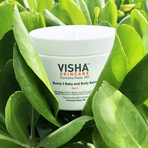 Miniatura 8 de Visha Skincare Bump 2 Baby Body Balm Alivia la piel seca y el eccema Previene las estrías Fortalece la piel Crema corporal para pieles