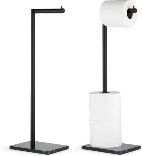 Miniatura 11 de Marmolux Acc - Soporte de Papel Higiénico de Pie 1 pieza - Almacenamiento de Baño para 4 Rollos de Pañuelos Soporte Moderno de Papel Higiénico