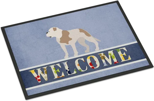Miniatura 153 de Caroline's Treasures BB8321JMAT - Felpudo de bienvenida Berger Picard de 24 x 36 pulgadas, tapete azul para puerta delantera, para interiores