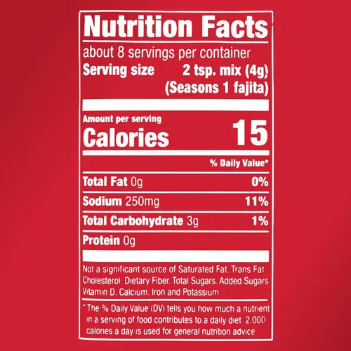 Miniatura 2 de McCormick Mezcla de condimentos, para fajitas estilo restaurante en casa. Se puede utilizar con: pollo, filete, camarones, verduras, 1.12 oz