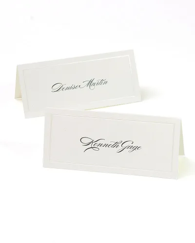 Miniatura 2 de Gartner Studios Tarjetas de lugar imprimibles Kraft, 3.75" x 1.5", 48