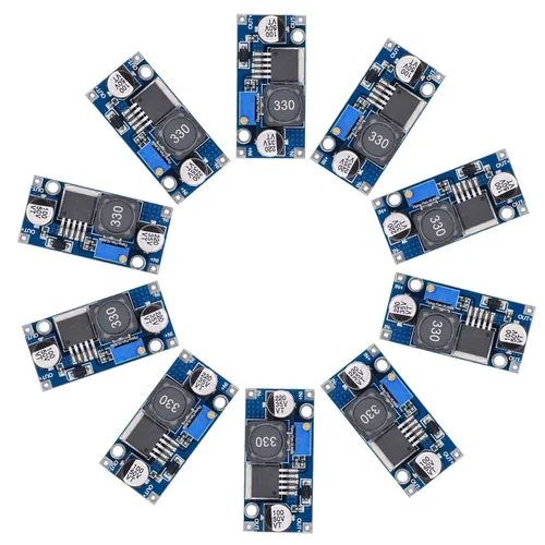 Miniatura 8 de XL6009 Convertidor de impulso de CC a CC 3.0-30V a 5-35V Módulo de potencia de transformador elevador, paquete de 6