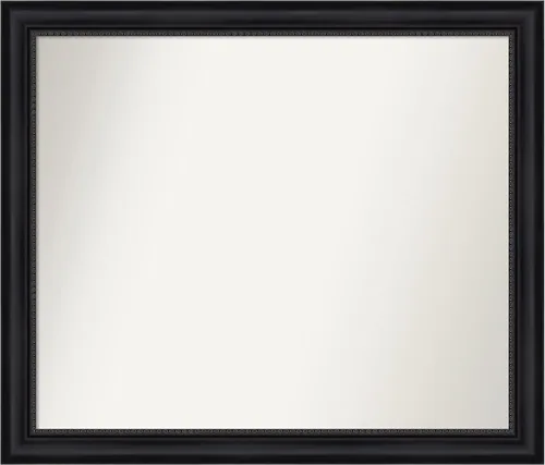 Miniatura 309 de Amanti Art Espejo personalizado, espejo de baño negro Astor, espejo de pared o espejo de tocador de baño sobre el fregadero (25 x 25 pulgadas)