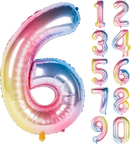 Miniatura 14 de Globos de 40 pulgadas para inflar con helio, de película de aluminio, para fiestas, cierre manual (púrpura 0)