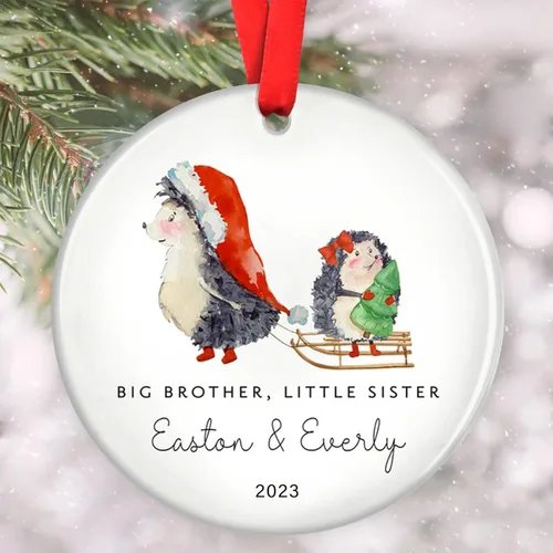 Miniatura 4 de Adornos familiares personalizados, adorno de Navidad familiar, decoración del hogar de Navidad, regalos de Navidad para la familia, adornos de árbol
