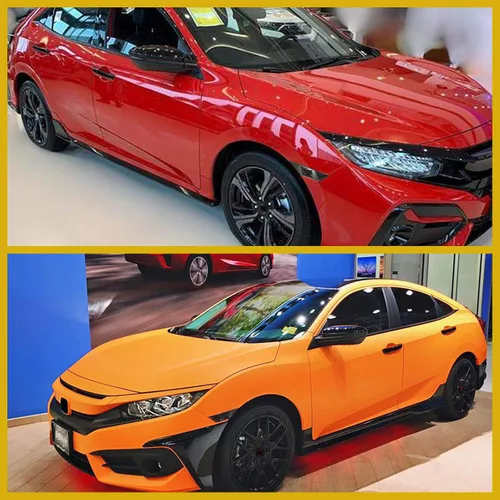 Miniatura 6 de Luz de Marca Lateral LED Ámbar con Lente Ahumada Compatible con Honda Civic 10ª Generación 2016-2021 Sedán Coupé Hatchback