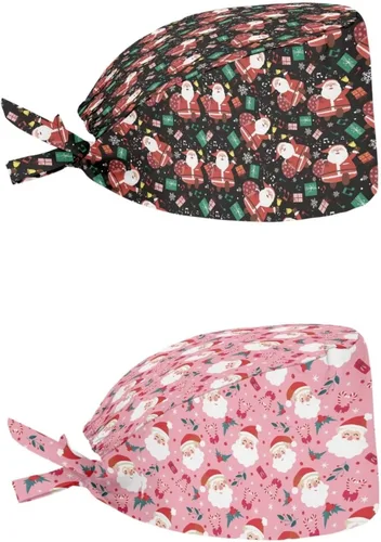 Miniatura 97 de Babrukda Paquete de 2 gorras con banda para el sudor ajustable con lazo en la espalda, gorro divertido