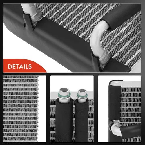 Miniatura 4 de A-Premium Núcleo de evaporador de CA delantero compatible con Nissan Frontier 2005-2016/2018-2021, Frontier 2017 2.5L/4.0L, Xterra 2005-2015