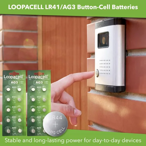 Miniatura 2 de Batería para reloj alcalina LOOPACELL AG3 LR41 392 1.5 v x 20
