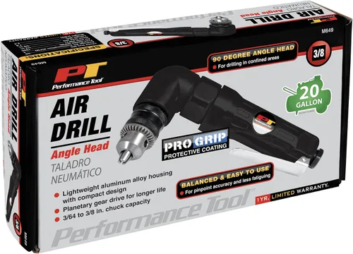 Miniatura 4 de Performance Tool Taladro angular M649 HD, 3/8 pulgadas