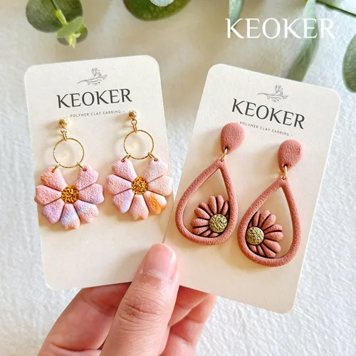 Miniatura 3 de KEOKER Rodillo de textura de arcilla polimérica, rodillo de arcilla polimérica para hacer aretes, como hojas de textura de arcilla polimérica, gran