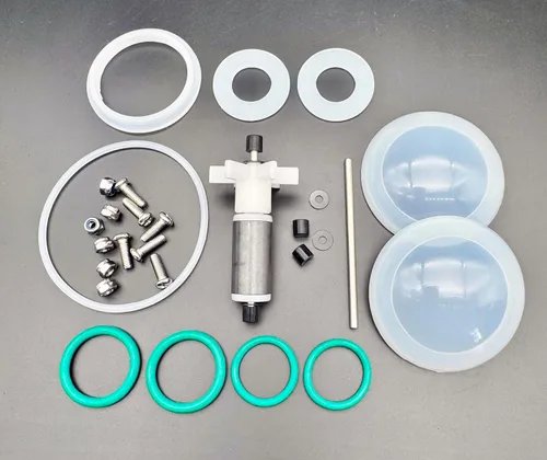 Miniatura 7 de para Coleman Lay Z-Spa # 58113 P4071 E02 Impulsor de eje de acero inoxidable+Eje de acero inoxidable de repuesto+Kit de sello de la bomba+Junta