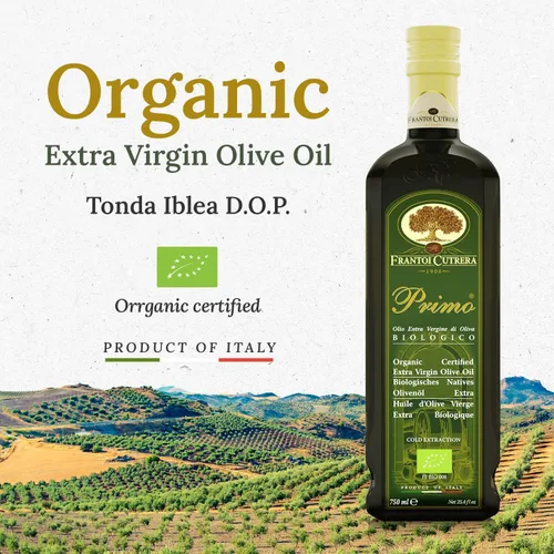 Miniatura 6 de Frantoi Cutrera Primo Aceite de Oliva Virgen Extra Orgánico Italiano Extraído en Frío Prensado en Frío, Aceite de Oliva Rico en Polifenoles