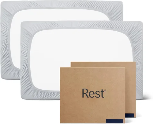 Miniatura 23 de REST® Evercool®+ Sábana bajera ajustable, tamaño King, azul claro, 15 pulgadas de profundidad (hasta 18 pulgadas), ropa de cama transpirable