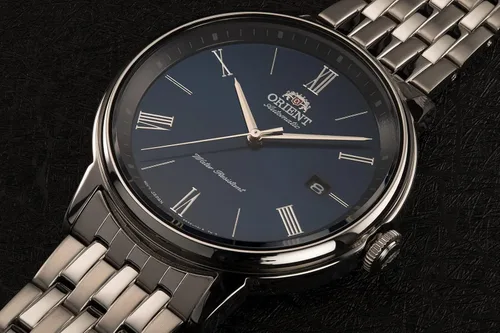 Miniatura 3 de Orient Reloj automático clásico para hombre con esfera azul RA-AC0J03L10B, Classic