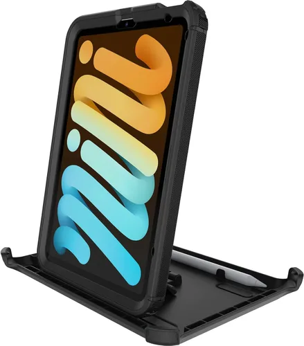 Miniatura 7 de OtterBox Defender Series - Funda para iPad mini (6ª generación), color negro, resistente, duradera, protección multicapa, resistente, duradera