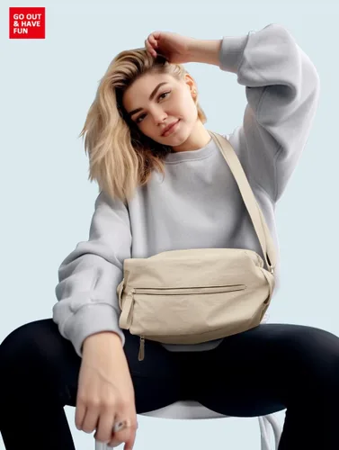 Miniatura 6 de suwarble Pequeñas bolsas cruzadas de gimnasio para mujer, bolsos de viaje, bolsa de hombro, bolsa de pecho, bolsos, bolso de hombro para mujer, Beige