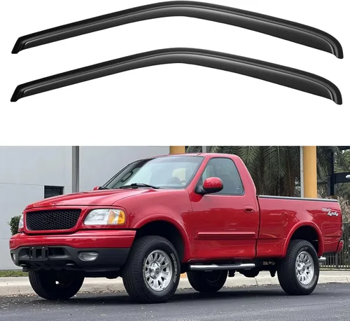 Viseras protectoras de lluvia para Ford F150 1997-2003, deflectores de parabrisas de ventilación de ventana para F250 1997-1999, F-150 Heritage 2004