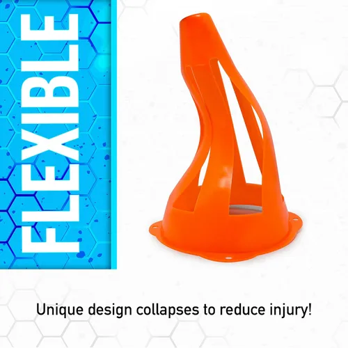 Miniatura 2 de FRANKLIN SPORTS INDUSTRIA 4PK 10' Flex Marcador Cono Fútbol Accesorios