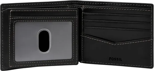 Miniatura 12 de Fossil Ryan - Cartera plegable de piel con bloqueo RFID y ventana de identificación abatible para hombre
