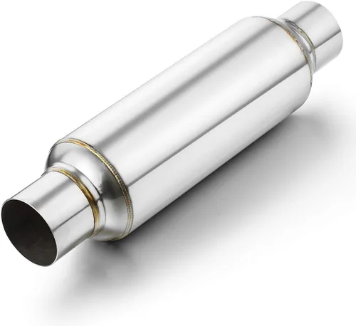 Miniatura 10 de A-KARCK Resonador de Escape de Entrada de 2.0", Resonador de Silenciador Entrada de 2.0" Salida de 2.0" Longitud Total de 14" Acero Inoxidable