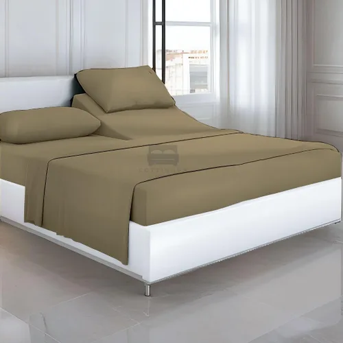 Miniatura 12 de Cottingon Juego de sábanas de 4 piezas para camas ajustables, 100% algodón egipcio de 28 pulgadas, hojas de cabeza flexible para dormir con números