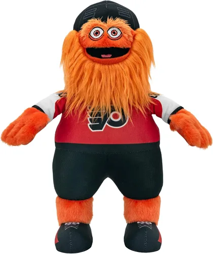 Miniatura 36 de Bleacher Creatures Anaheim Ducks Wild Wing - Figura de peluche de mascota de la NHL de 10 pulgadas (uniforme triangular verde azulado), una mascota