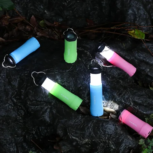 Miniatura 6 de EverBrite Mini Linternas y Faroles 2 en 1, Combo de Linterna con Zoom con 3 Modos, Artículos Esenciales para Acampar, Farol de 2 Piezas a Batería