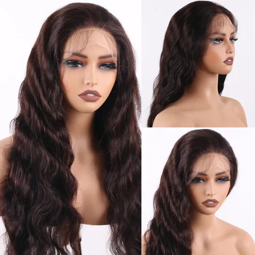 Miniatura 18 de Peluca de cabello humano lacio 613 con encaje frontal de 22 pulgadas, peluca rubia con encaje frontal HD de 13 x 4, cabello Remy brasileño