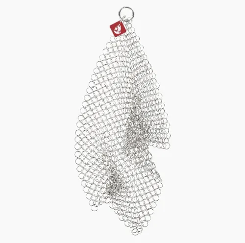 Miniatura 3 de Knapp Made Chainmail - Paño de cocina de 7 x 5 pulgadas, reemplaza tu esponja sucia, limpiador de utensilios de cocina, ollas y sartenes, dura toda