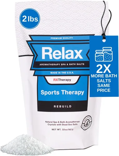 Miniatura 13 de Relax Spa & Bath, Epsom & Sales del Mar Muerto, sales de baño de aromaterapia para bañera de hidromasaje, baño o spa, infundidas con magnesio, 32