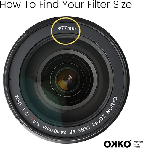Miniatura 5 de Okko Filtro polarizador circular Pro Range para una fotografía perfecta, polarización ajustable, compatible con todas las principales marcas, filtro