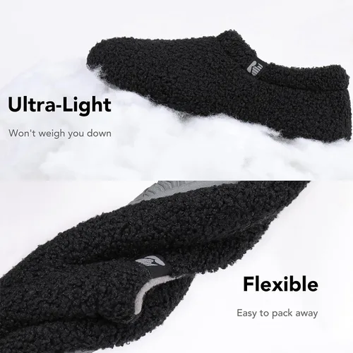 Miniatura 4 de RockDove - Pantuflas de vellón de estilo cerrado para mujer, ideales para interiores