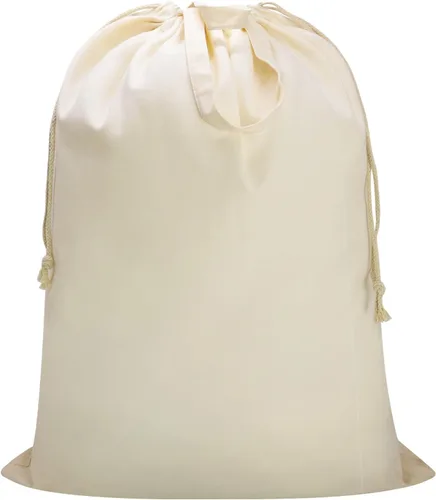 Miniatura 22 de Bolsa de Lona para Ropa Sucia de 33" x 35", Bolsa de Lavandería de Algodón Grueso con Asas y Cordón, Extra Grande de Servicio Pesado Lavable, Forro