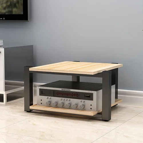Miniatura 18 de Soporte para medios AV, estantería audiovisual, gabinete estéreo, torre de estante de audio, gabinete de consola de reproductor de discos, estantes