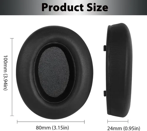 Miniatura 5 de WH-XB910N Almohadillas de repuesto con red y hebilla, almohadillas de auriculares con cancelación de ruido, piezas de reparación para auriculares