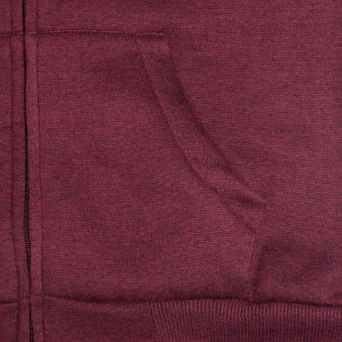 Miniatura 8 de Sudadera con capucha con forro de sherpa para niños, con cremallera completa, forro polar, cálida, para jóvenes, de manga larga