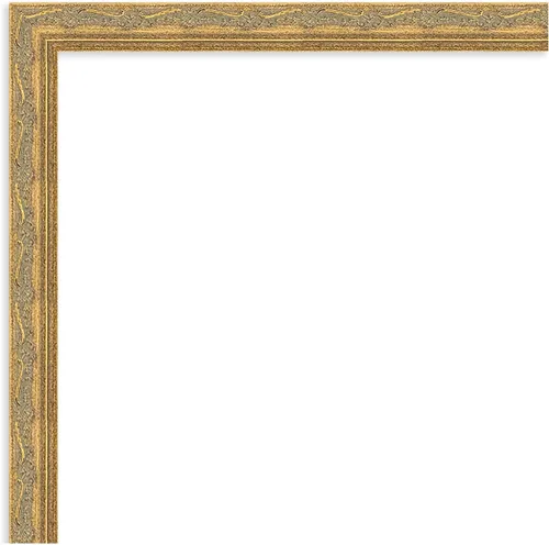 Miniatura 6 de Kate and Laurel Framed Wall Art Print 'Poster William Morris Peacock and Dragon 1878' by The Art Institute of Chicago, 34 x 42, Mila Dark Gold