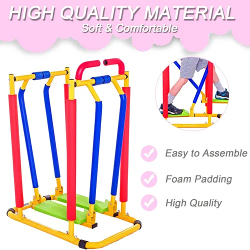 Miniatura 2 de Caminadora para niños para ejercicio de fitness, juguete de ejercicio divertido ajustable para niños, equipo de fitness para interiores