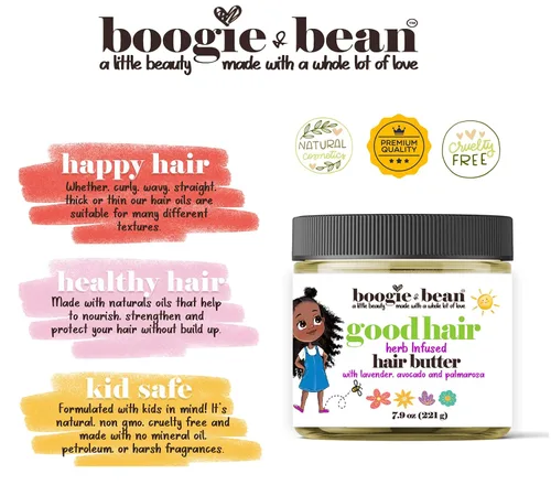 Miniatura 2 de Buen aceite para el cabello para bebés y niños, productos naturales para el cabello del bebé, hidratante para bebés negros y niños pequeños