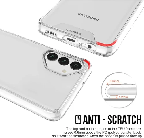 Miniatura 6 de Funda transparente para teléfono celular, Samsung Galaxy A13 5G/4G [protección militar contra caídas, ajuste delgado, sin amarillamiento]