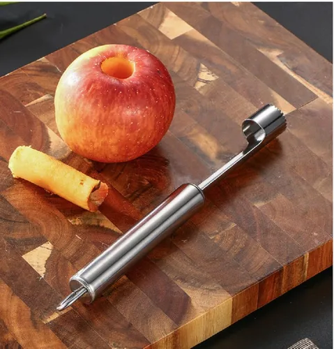 Miniatura 6 de Yiasangly Herramienta descorazonadora de frutas y verduras, juego de descorazonador de acero inoxidable multifunción y removedor de picaduras