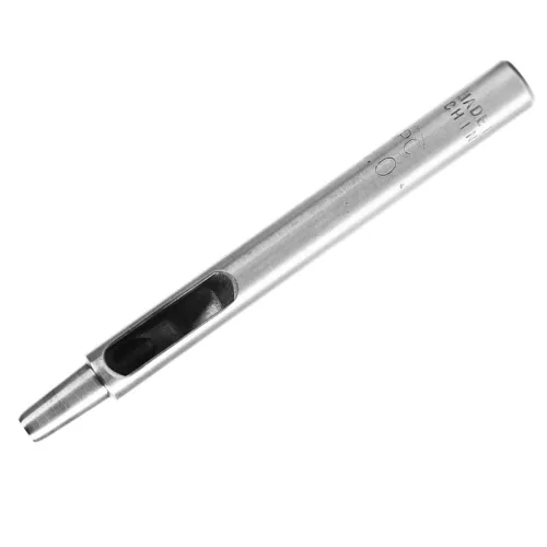 Miniatura 20 de WUTA Juego de perforadores SPC de 0.020 in de acero hueco perforador de cuero para correa de reloj
