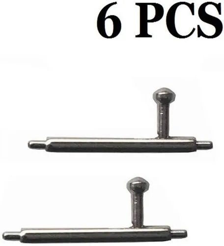 Miniatura 2 de Barras de resorte de liberación rápida para Fitbit Inspire 2Inspire 3Inspire HR, 6 unidades, acero inoxidable de 0.394 pulgadas de diámetro, 0.059