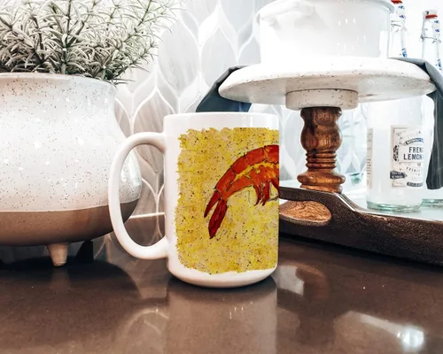 Miniatura 4 de Caroline's Treasures 8126CM15 - Taza de café de cerámica apta para lavavajillas, apta para microondas, 15 onzas, multicolor