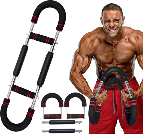 Entrenador de Brazo Twister de Última Generación, Barra de Ejercicio Ajustable con Resorte de Potencia, Fortalecedor de Ejercicios de Antebrazo,